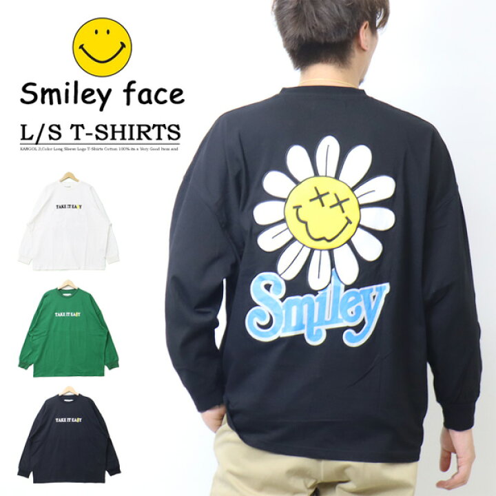 楽天市場】SMILEY FACE スマイリーフェイス デイジー柄 プリント 