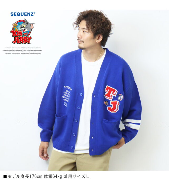 楽天市場】SEQUENZ トムとジェリー レタード カーディガン セーター 