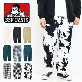 BEN DAVIS ベンデイビス テーパード イージーパンツ シェフパンツ 1180002 23180000 タック入り ワークパンツ テーパードパンツ メンズ 送料無料