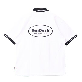 BEN DAVIS ベンデイビス アイスショップ 半袖 ポロシャツ 23580017 メンズ レディース ユニセックス ベンデビ ゴリラ 半ポロ 送料無料