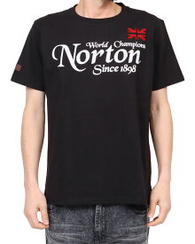 Norton ノートン チェーン刺繍 Tシャツ メンズ 半袖Tシャツ 半T 送料無料 232N1031B