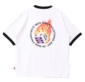 BEN DAVIS ベンデイビス ピグメント フレイム ダイス 半袖Tシャツ 23580055 ビッグシルエット 半T メンズ レディース ユニセックス ベンデビ ゴリラ 半袖Tシャツ ビッグT 送料無料