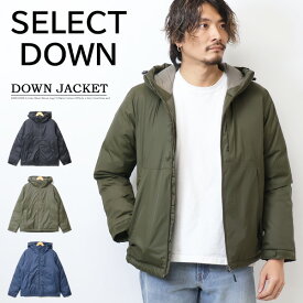 SALE セール SELECT DOWN フーデッド ダウンジャケット メンズ アウター 送料無料 1550-9142