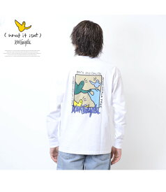 What it isNt ART BY MARK GONZALES マークゴンザレス バックプリント 長袖Tシャツ 長T ロンT メンズ 送料無料 2H7-14320