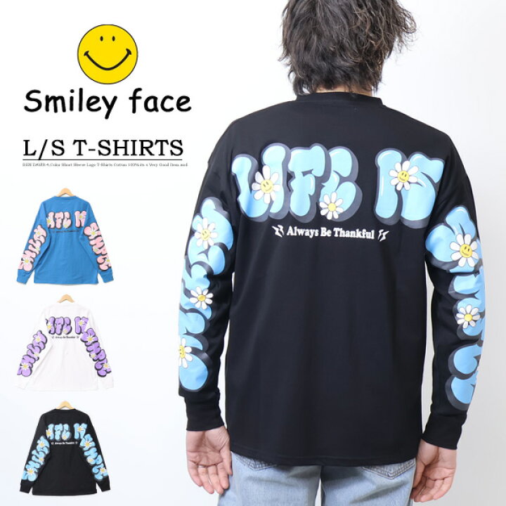楽天市場】SMILEY FACE スマイリーフェイス アーチスマイル 長袖T 