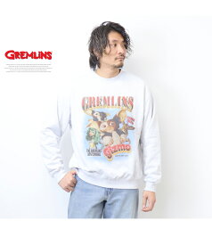 GREMLINES グレムリン ロックフォトプリント スウェットシャツ 裏毛 トレーナー メンズ レディース ユニセックス 送料無料 3715027