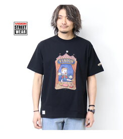 VISION STREET WEAR ビジョンストリートウェアー マリオネットピエロ 半袖Tシャツ 半T ビッグシルエット メンズ 送料無料 4505011