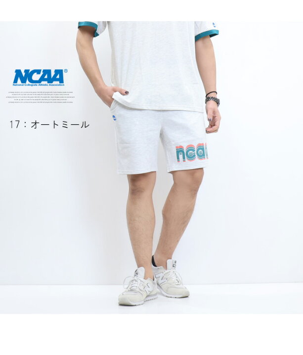 楽天市場】NCAA エヌシーエーエー ロゴプリント ショートパンツ ハーフ  