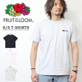 FRUIT OF THE LOOM フルーツオブザルーム ワンポイント刺繍 半袖Tシャツ メンズ 半T 80459600 80459700