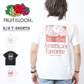 FRUIT OF THE LOOM フルーツオブザルーム バックプリント 半袖Tシャツ メンズ 半T 80460800 80460900