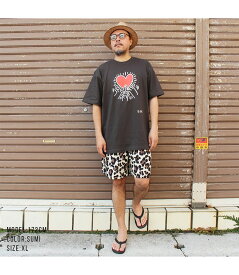 Keith Haring キースへリング プリント 半袖Tシャツ ハート メンズ レディース ユニセックス 半T KH-KH2304