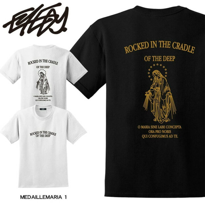 楽天市場】EYEDY アイディ プリント 半袖Tシャツ メダイマリア 半T 