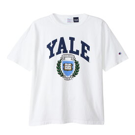 Champion チャンピオン MADE IN USA C5-V302 T1011 カレッジプリント 半袖 Tシャツ YALE エール大 半T 半袖Tシャツ メンズ レディース ユニセックス 送料無料