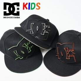 DC SHOES ディーシーシュー キッズ ビッグロゴ キャップ 帽子 子供男の子 女の子 送料無料 YCP234625