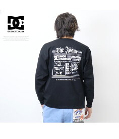 DC SHOES ディーシーシュー バックプリント 長袖 Tシャツ ロンT 長T ドロップショルダー ビッグシルエット メンズ ロゴTシャツ 長袖Tシャツ 送料無料 DLT241032