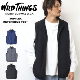 WILD THINGS ワイルドシングス サップレックスリバーシブルベスト ライトアウター メンズ ブルゾン 送料無料 WT23131AD