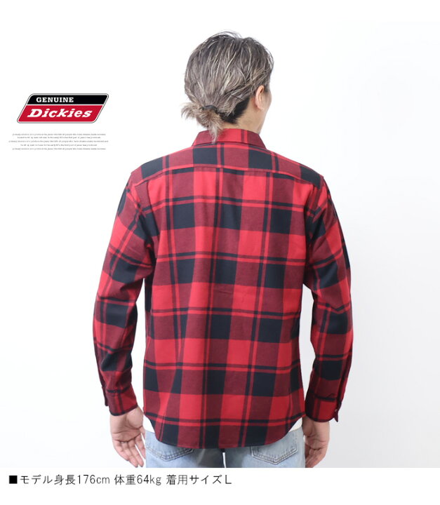 楽天市場】GENUINE Dickies ジェニュイン ディッキーズ 長袖 チェック 