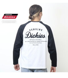 大きいサイズ GENUINE Dickies ジェニュイン ディッキーズ プリント 刺繍 長袖Tシャツ ロンT 長T メンズ 送料無料 5160-0121