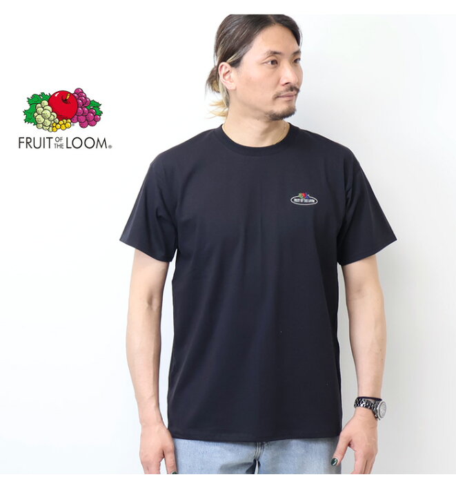 楽天市場】FRUIT OF THE LOOM フルーツオブザルーム ワンポイント刺繍 