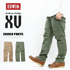 10%OFF セール 定番 EDWIN エドウィン XV カーゴパンツ ストレッチ パンツ EXK02 メンズ 送料無料 SALE
