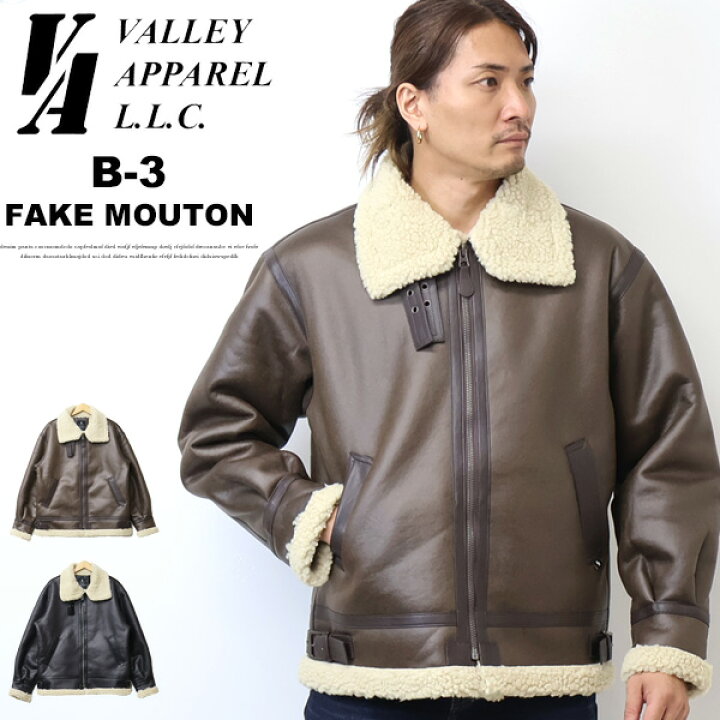楽天市場】VALLEY APPAREL L.L.C. バレイアパレル B-3 フェイク 