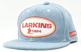 LARKINS ラーキンス ロゴ刺繍 ベースボールキャップ 帽子 LKTM-103 メンズ レディース ユニセックス キャップ ブランドロゴ 定番