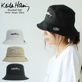 Keith Haring キースへリング アートロゴ バケットハット2 バケハ メンズ レディース ユニセックス KH-HAT2021