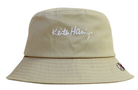 Keith Haring キースへリング アートロゴ バケットハット2 バケハ メンズ レディース ユニセックス KH-HAT2021