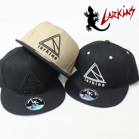 LARKINS ラーキンス ロゴ刺繍 ベースボールキャップ 帽子 メンズ レディース ユニセックス キャップ ブランドロゴ LKTM-125