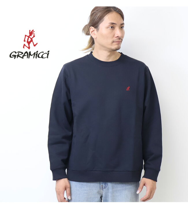 楽天市場】GRAMICCI グラミチ ワンポイント クルーネックスウェット 