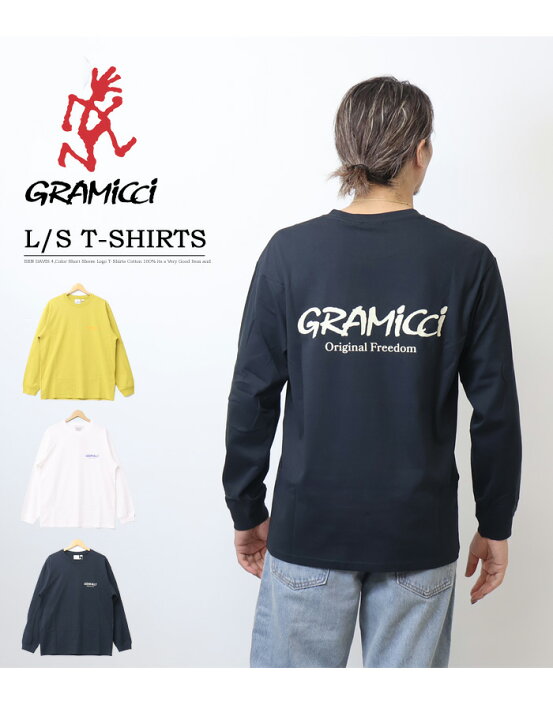 楽天市場】GRAMICCI グラミチ ロゴプリント 長袖Tシャツ ロンT 長T 