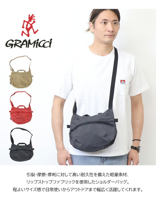 楽天市場】GRAMICCI グラミチ リップストップ ショルダーバッグ メンズ 