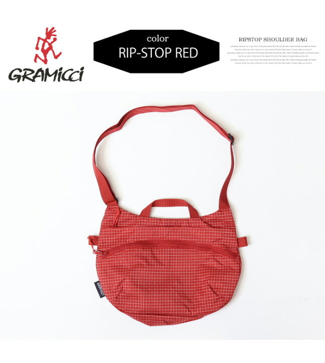 楽天市場】GRAMICCI グラミチ リップストップ ショルダーバッグ メンズ 