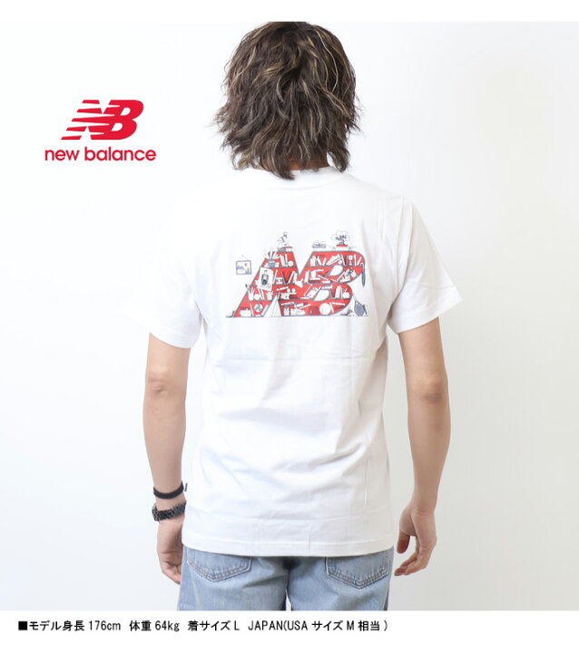 楽天市場】New Balance ニューバランス Bookshelf プリント 半袖T  