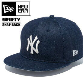 NEW ERA ニューエラ 9FIFTY キャップ Denim ニューヨーク・ヤンキース 帽子 メンズ 950 送料無料 14109645 インディゴデニム