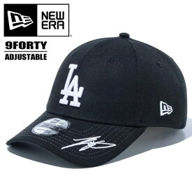 NEW ERA ニューエラ 9FORTY キャップ 大谷翔平 Shohei Ohtani Signature Collection ロサンゼルス・ドジャース サイン 帽子 メンズ 940 送料無料 14384007 ブラック