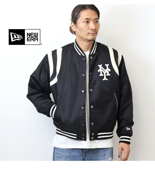 楽天市場】NEW ERA ニューエラ ナイロン バーシティージャケット 