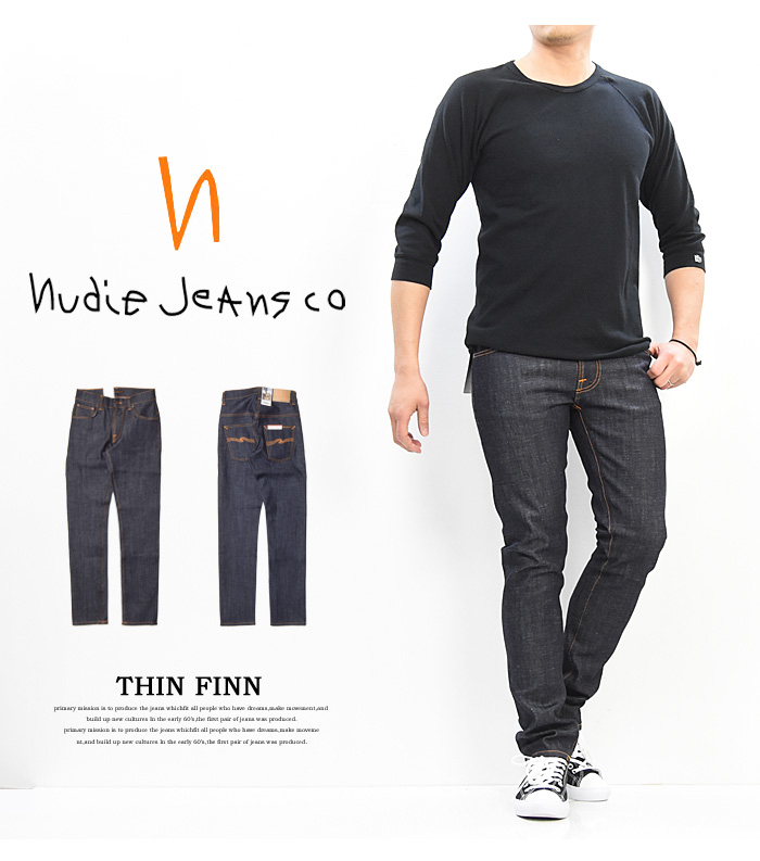 【楽天市場】Nudie Jeans ヌーディージーンズ THIN FINN シンフィン スキニーストレート ストレッチデニム メンズ 定番 DRY  TWILL 111085 送料無料 : REX ONE レックスワン