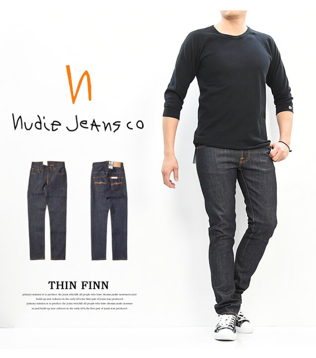 楽天市場】Nudie Jeans ヌーディージーンズ THIN FINN シンフィン 