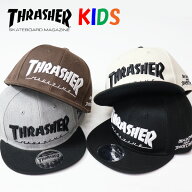 THRASHER スラッシャー キッズサイズ ロゴ刺繍 キャップ 帽子 ジュニア 男の子 女の子 キャップ YOUTH ユ…