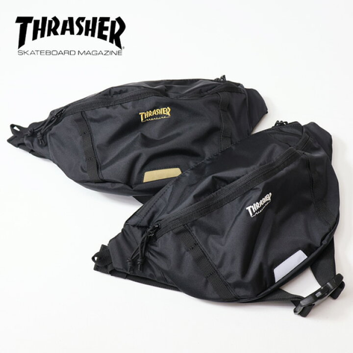 楽天市場】THRASHER スラッシャー ウエストバッグ ウエストポーチ 