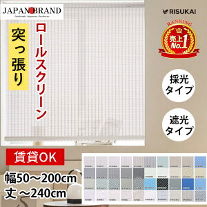 【取り付け簡単!】ロールスクリーン オーダー 遮光 プルコード つっぱり ロールスクリーン 小窓 ロールカーテン 遮熱 ェーン式 カーテン 遮光1級 防炎 防水 保温 間仕切り 目隠し 浴室 無地