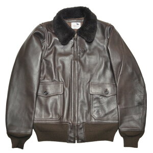 cSTCŶ GANGSTERVILLE G-1 "COW HIDE" (BROWN) MOX^[r JEnCh G-1/U[ WPbg/GLADHANDyWEIRDO/EBA[h/OLD CROW/I[hNEz