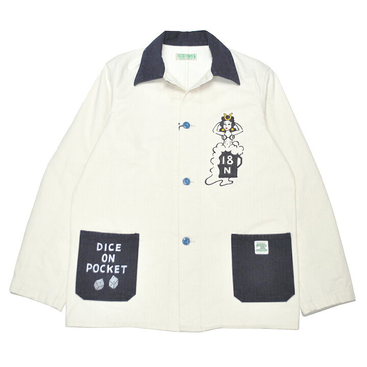 楽天市場】残りS・Mサイズのみ 5 WHISTLE TWO TONE BEER JACKET 