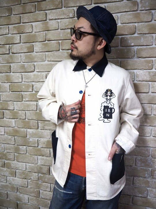 楽天市場】残りS・Mサイズのみ 5 WHISTLE TWO TONE BEER JACKET 