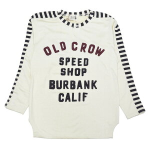 cSTCŶ OLD CROW MOTORCYCLE - L/S T-SHIRTS (IVORY) I[hNE Xs[hVbv [^[TCN TVc/GLADHAND/GANGSTERVILLE/MOX^[r/WEIRDO/EBA[h