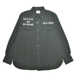 cSTCŶ OLD CROW RODDER WORKER - L/S SHIRTS (BLACK) I[hNE [NVc/GLADHAND/Obhnh/GANGSTERVILLE /MOX^[r/WEIRDO/EBA[h