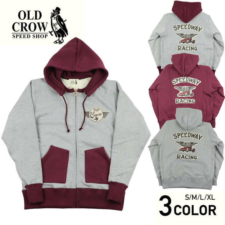 楽天市場】オールドクロウ スウェット パーカー メンズ OLD CROW  