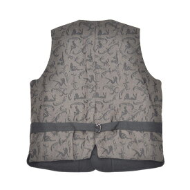 残りSサイズのみ GANGSTERVILLE SPEAKEASY - VEST (BROWN) ギャングスタービル ベスト/3ピース/セットアップ/GLADHAND/グラッドハンド/WEIRDO/ウィアード/OLD CROW/オールドクロウ