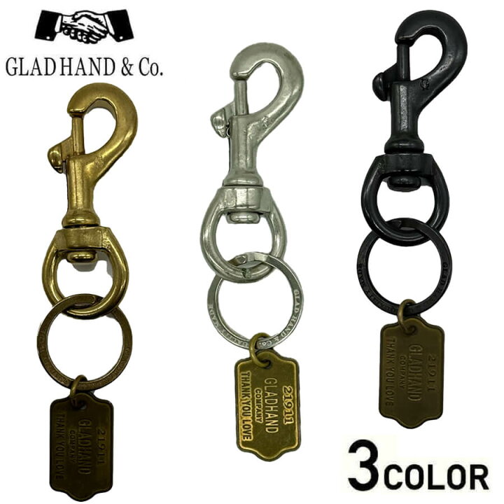 楽天市場】グラッドハンド キーホルダー GLAD HAND SWIVEL SNAP KEY